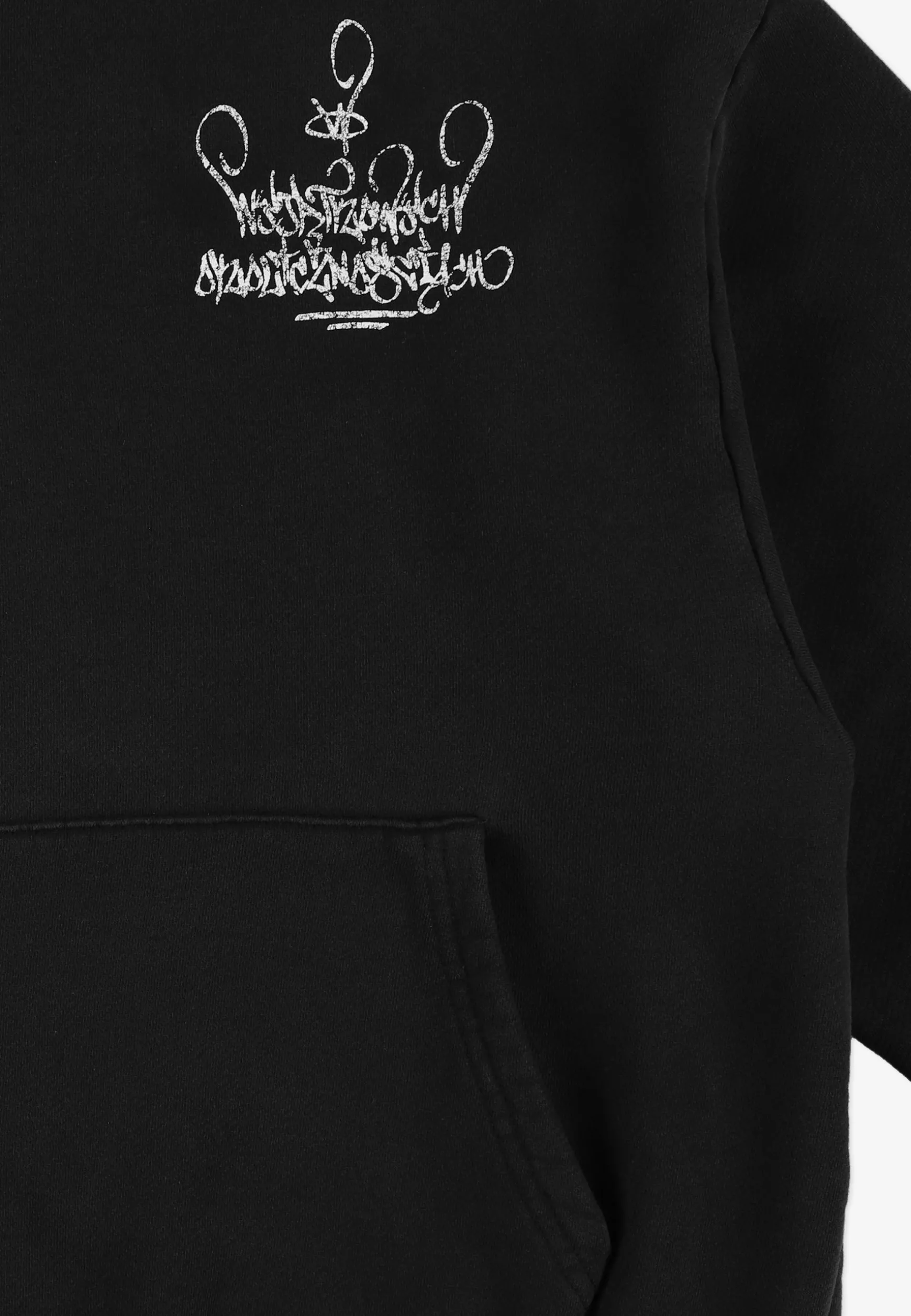 Hoodie WWO Tagger Washed Black
