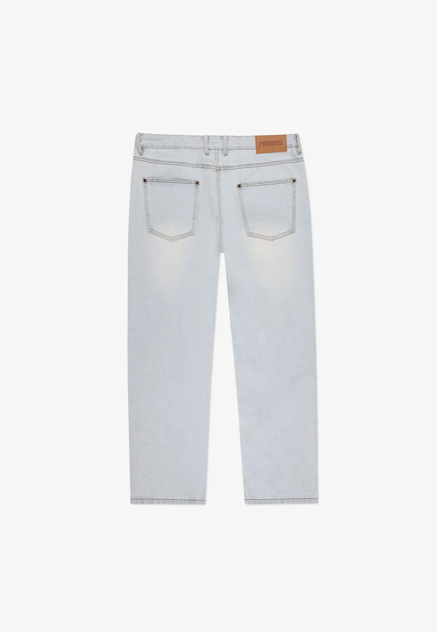 Jeans Baggy Overdyed Light Blue