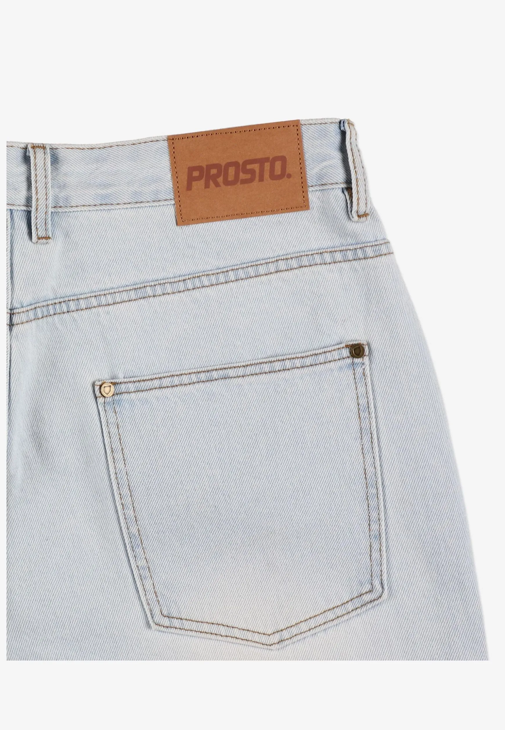 Jeans Baggy Overdyed Light Blue