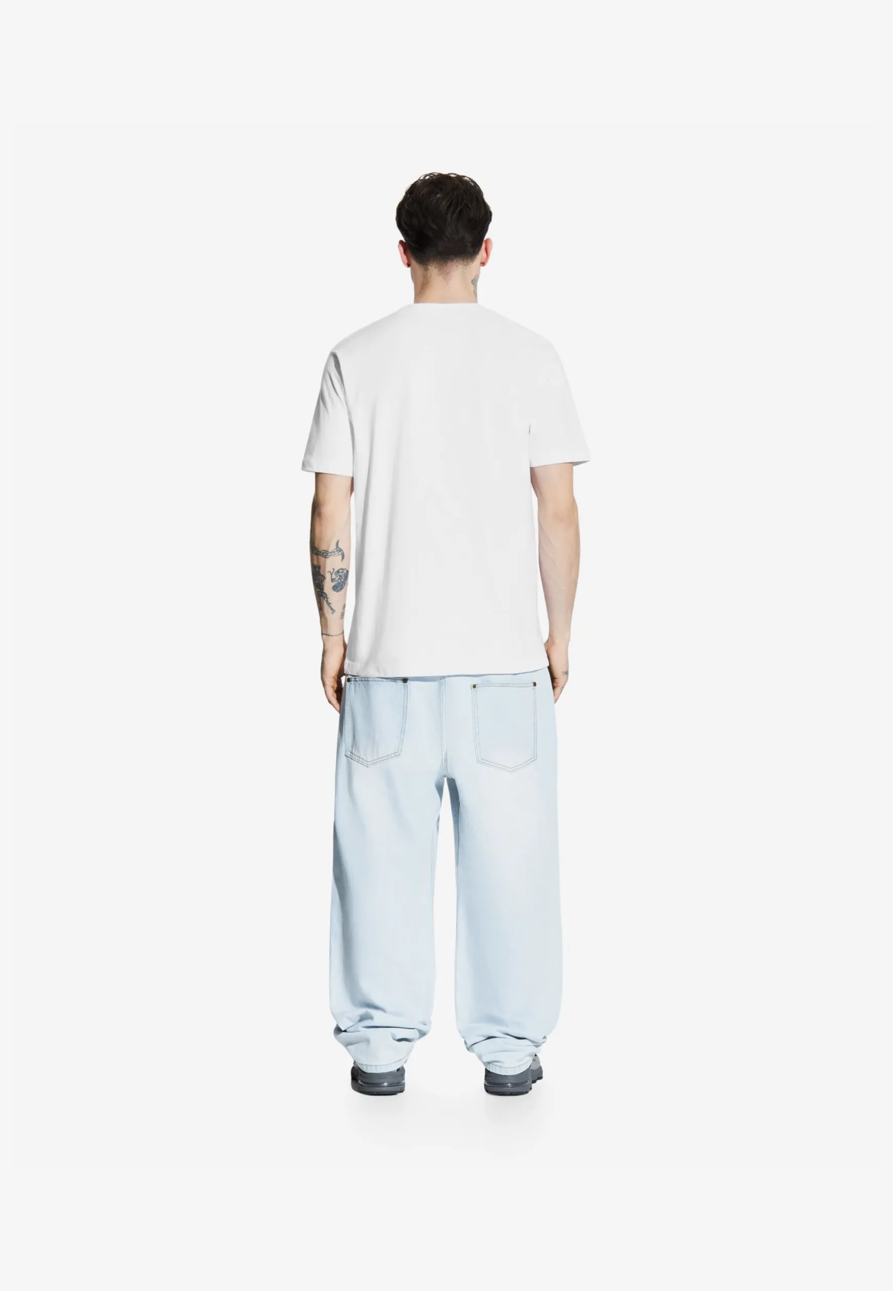 Jeans Baggy Overdyed Light Blue
