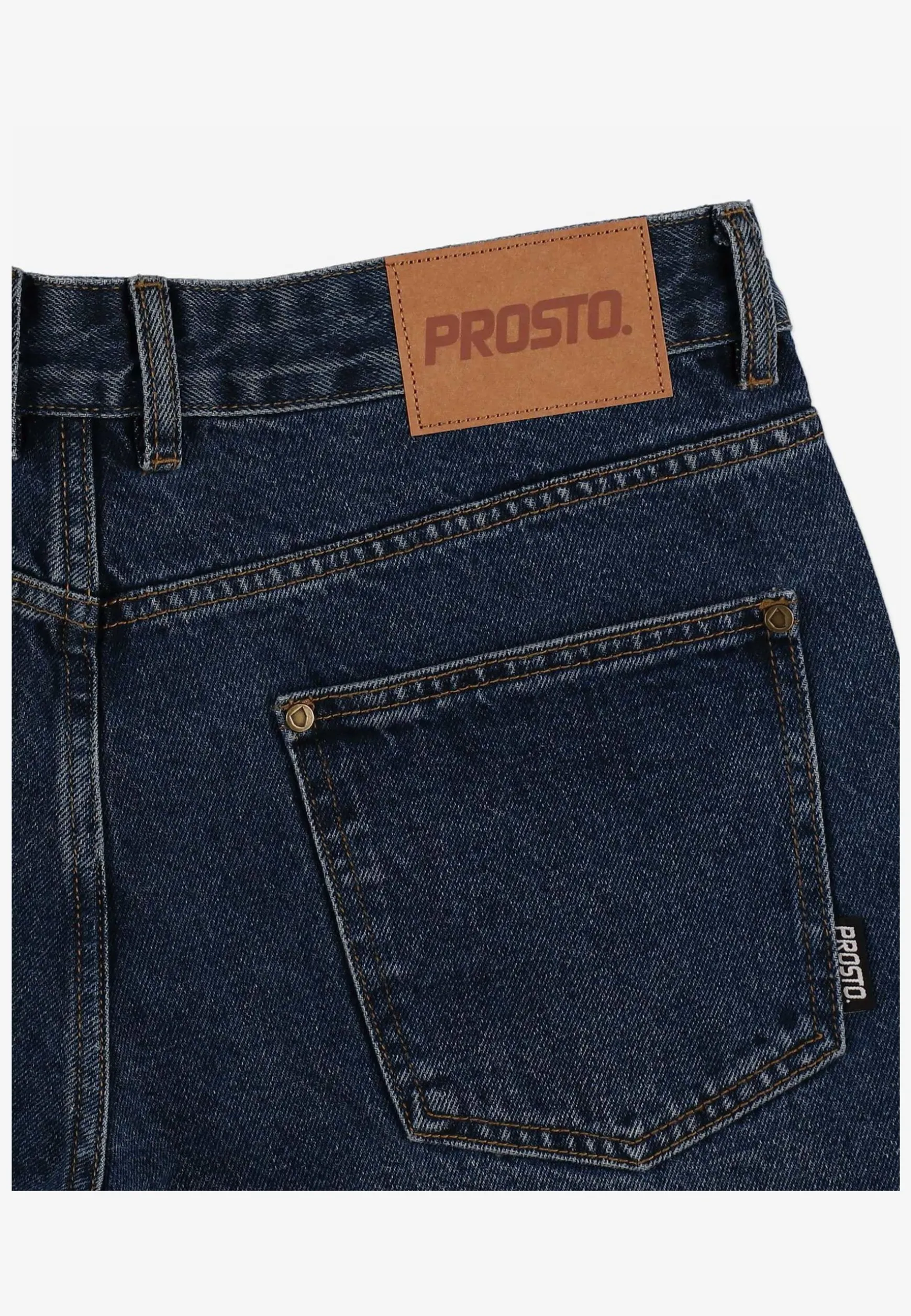 Jeans Tapered Tras Blue